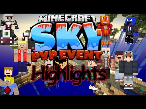 Minecraft Sky PvP Event 3 Highlights - All Kills and Deaths - MPZ