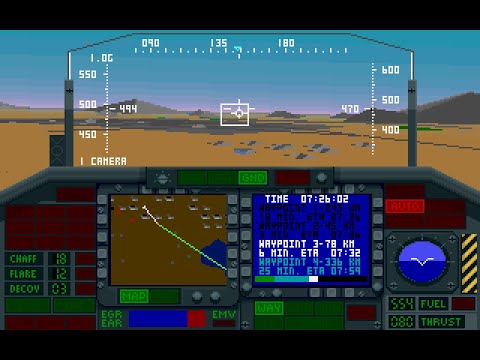 F-117A Stealth Fighter 2.0 (PC/DOS) "Middle East 4-Missions" 1992, MicroProse