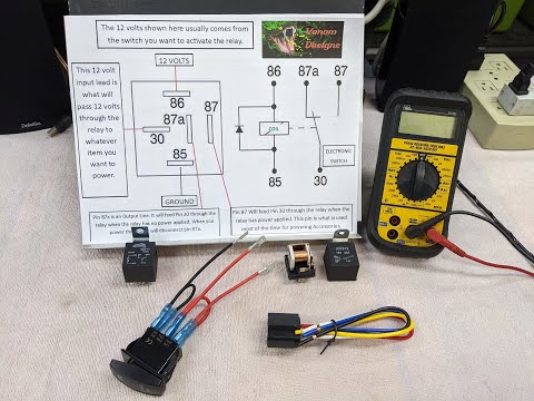 Relays, Rocker Switches and Fuse Panel Wiring Explained