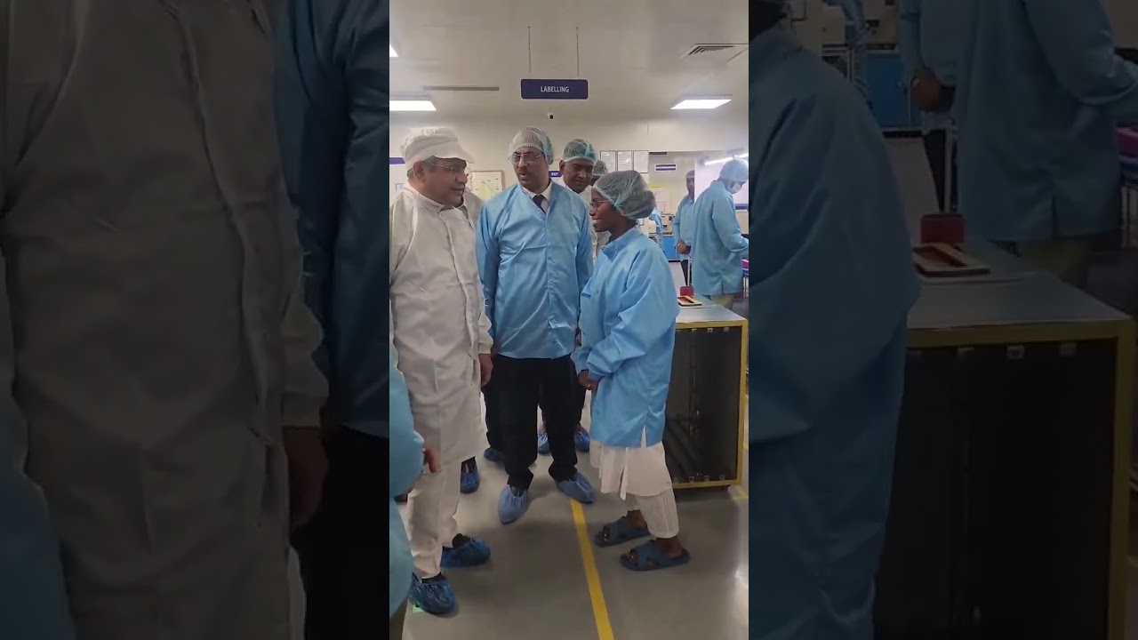 Made in India’ Laptops! 🇮🇳 💻 Inaugurated the Syrma SGS laptop assembly line in Chennai. #technology