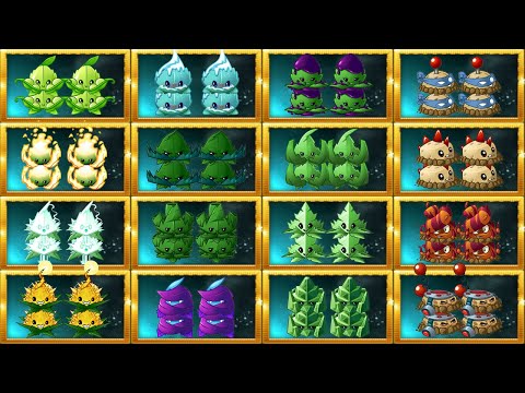 PVZ 2 Random 16 Teams 4 Plants MINT vs MINT BOMB - Which Plant Will Win? Pvz 2 Plant vs Plant