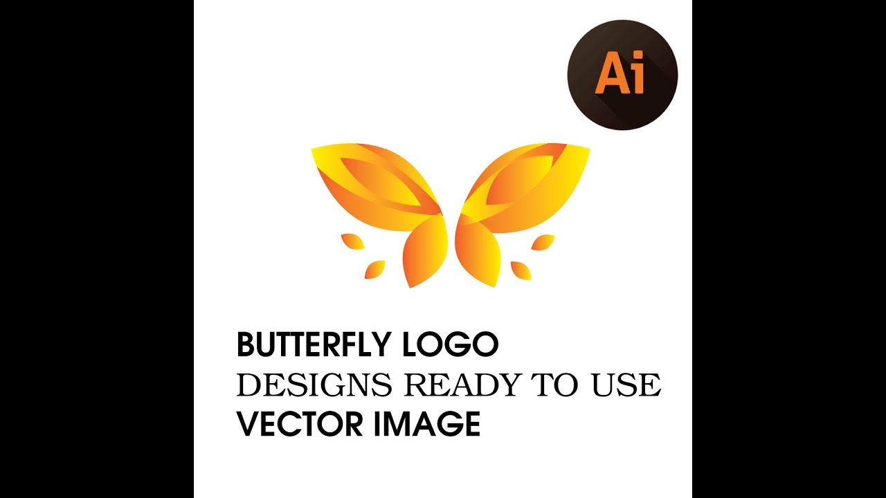 Illustrator CS 6 Tutorial | Logo Creation-Vector Butterfly