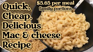 🍽️ Inexpensive, Easy, And Fast Mac And Cheese Recipe // Momma Alia