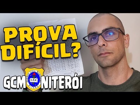 MINHA OPINIAO SOBRE A PROVA DA GCM NITERÓI (SELECON) (PROVA DIFÍCIL?)