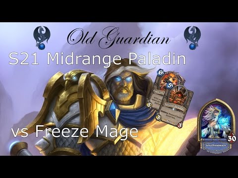 Hearthstone S21 Midrange Paladin vs Freeze Mage