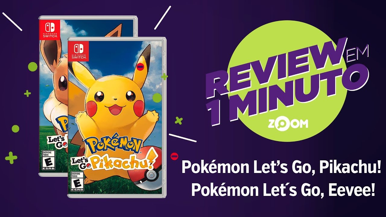 Jogo Pokémon Let's Go, Pikachu! Nintendo Nintendo Switch com o