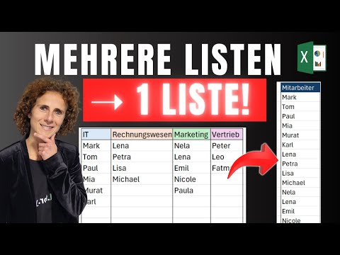 Nie wieder Copy-Paste! Excel-Listen automatisch zusammenführen