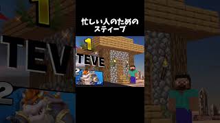 いそがしい人のためのスティーブ（スマブラSP）