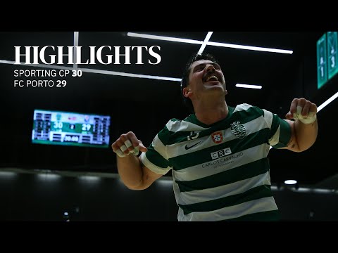 Andebol | Campeonato Nacional: Sporting CP 30-29 FC Porto