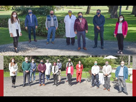 Sáenz coordinó con especialistas médicos de Capital un protocolo de flexibilización de la cuarentena