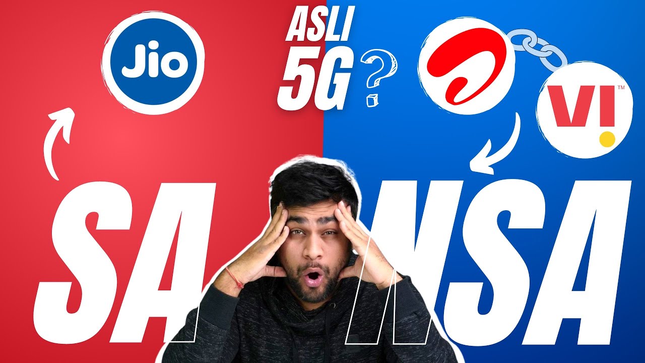 5G Ka ASLI SACH  ! NSA vs SA ! Jio Vs Airtel & Vi  (Hindi)