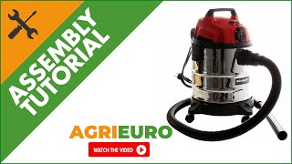 Einhell TC-VC 1820 SA wet and dry vacuum cleaner - 1250 w 20 L - Assembly tutorial & Operating video