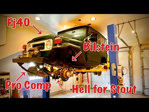 Land Cruiser FJ40 RestoMod // Pro Comp, Hell for Stout & Bilstein Suspension Install