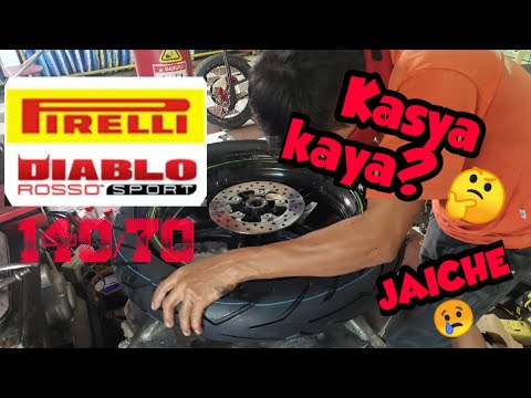 SNIPER 150 - KASYA KAYA? PIRELLI DIABLO ROSSO 140/70