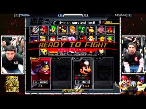 Super Smash League BC - Crew Battle SSBM - Mexicali vs Tijuana