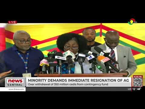 Minority wants Attorney-General's dismissal, citing legal breaches in Contingency Fund release