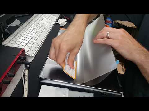 How to apply screen protector on yoga 720 15.6\