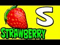 ABC PHONICS Sounds For KIDS With Fruits Veggies Preschool Learning Videos