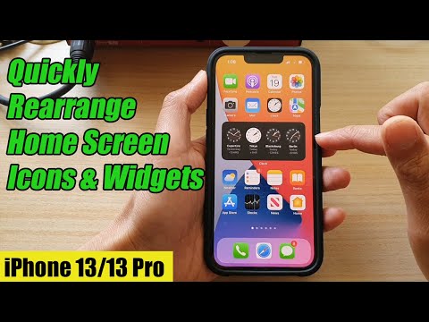 iPhone 13/13 Pro: How to Quickly Rearrange Home Screen Icons & Widgets