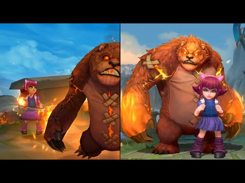 Annie League of Legends VS Wild Rift Comparison