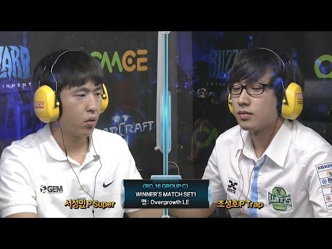 [WECG SC2 Korea National Final] RO.16 Group C Winner's Match Super vs Trap -EsportsTV