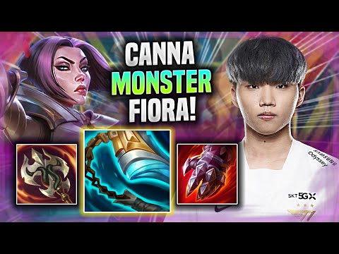 CANNA IS A MONSTER WITH FIORA IN KR SOLOQ! - T1 Canna Plays Fiora TOP vs Jayce!