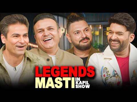 Yuvraj Singh, Virender Sehwag And Mohammad Kaif - Indian Cricketers In Kapil Sharma Show
