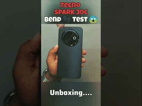 tacno spark 30c bend 🧤 test 🤯💥#shorts#vairlvideo