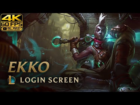 [Remastered][4K 60fps] Ekko, the Boy Who Shattered Time | Login Screen - League of Legends