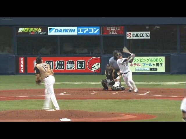 【2回裏】エースを援護する!! バファローズ・伊藤の走者一掃のタイムリー!! 2017/7/12 Bs-F