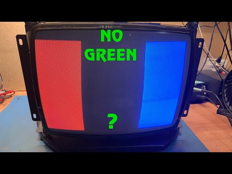 19" G07 Arcade Monitor Repair - Troubleshooting Missing Colors