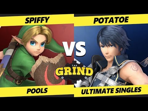Smash Ultimate Tournament - Spiffy (Y Link, Wario) Vs. Potatoe (Chrom, Pichu) - The Grind 82 SSBU