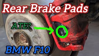 BMW F10 – Rear Brake Pads Replacement (Electronic Parking Brake Service Mode)