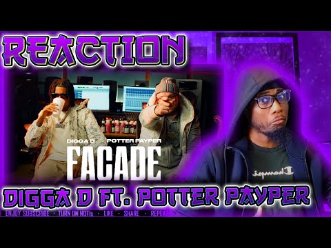 Digga D ft. @PotterPayperTV - Facade (Official Video) [REACTION]