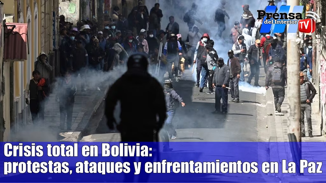 Bolivia al borde del caos: Protestas y violencia en La Paz