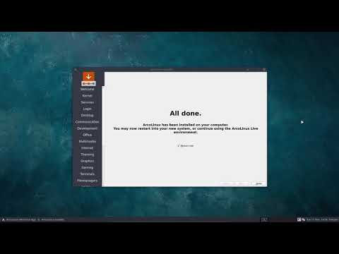 ArcoLinux : 1691 How to install ArcoLinuxD and install Cinnamon - encryption swap no hibernate