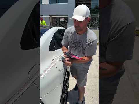 The Painter Who Surprised the Car Owner #trendingshorts