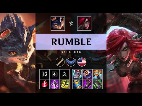 Rumble Mid vs Katarina - NA Diamond Patch 25.20