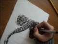 Человек паук-рисунок карандашом и ручкой 