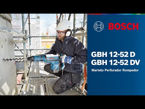 Martelos perfuradores rompedores GBH 12-52 D e GBH 12-52 DV