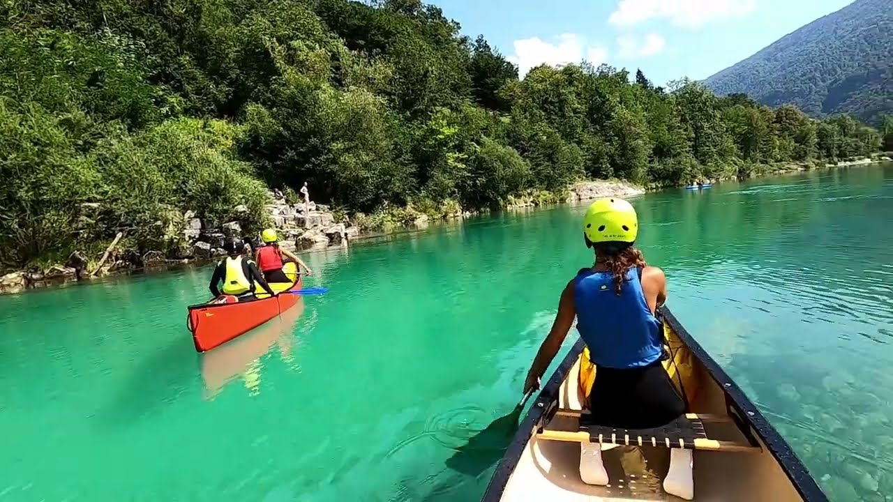 Soča river with OpenCanoe (August 2020)