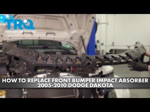 How to Replace Front Bumper Impact Absorber 2005-2010 Dodge Dakota