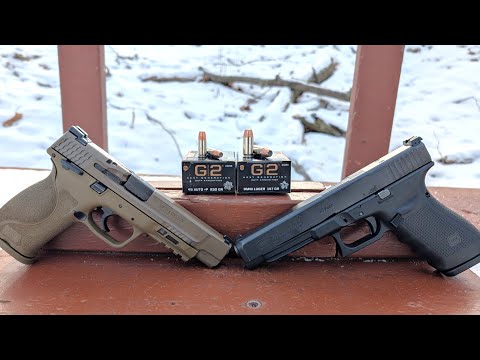Speer G2 Gold Dot - 9mm VS .45 ACP+P - Ballistic Gel Test (Better than Federal HST?)