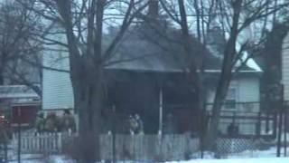 preview picture of video 'House Fire on the 30 block of Symonds Street, Dartmouth, Nova Scotia. Feb 7 2010'