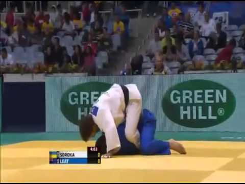 SOROKA, Volodymyr (UKR) - LEAT, Adrian (NZL)  73 kg  IJF World Championship Seniors 2013