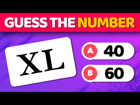 ROMAN NUMERALS Quiz | Guess The Numbers