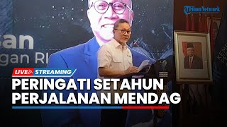 LIVE: Menteri Perdagangan Zulkifli Hasan Peringati Setahun Kerja Mendag dengan Peluncuran Buku