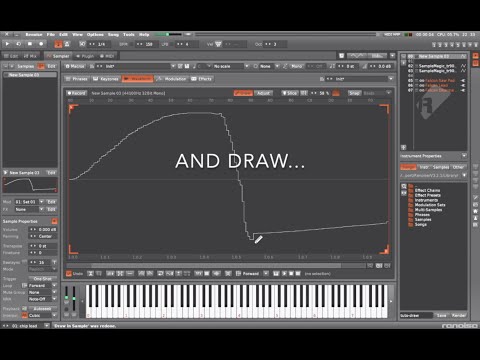 How to draw a chiptune synth in Renoise [quick tutorial]