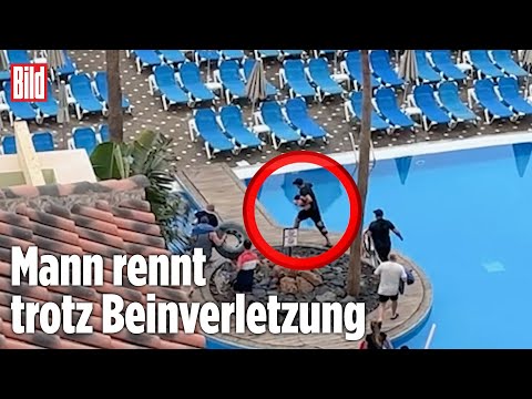 Hotel-Gäste rennen wie wild um beste Plätze am Pool | Teneriffa