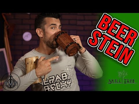 Make a Wooden Beer Stein | Tri Maker Tournament 1| Skill Tree